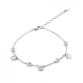 Bratara Argint 925 Zorzoane cu inimioare